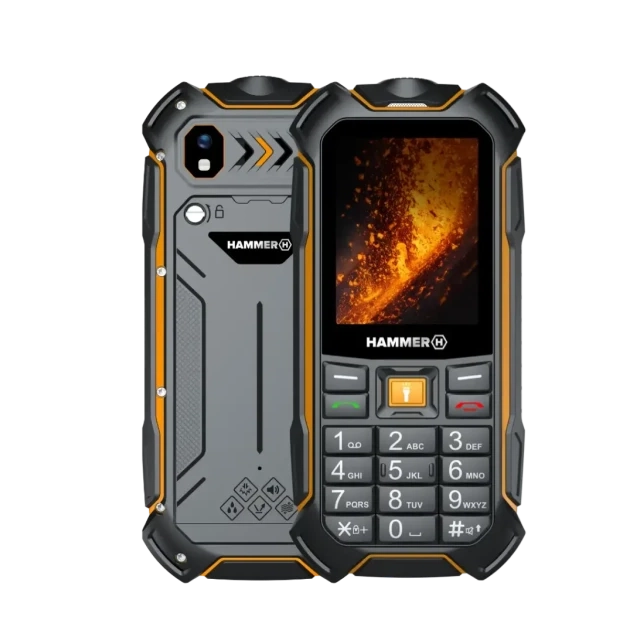 Mobilni telefon Hammer Boost 2  LTE Black IP68 & IP69K