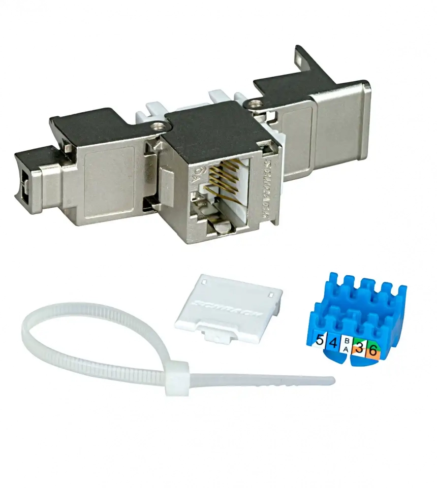 Modul RJ-45 kat. 6A 10G STP (SFB) HSEMRJ6GS2 Schrack - Kupi online ...