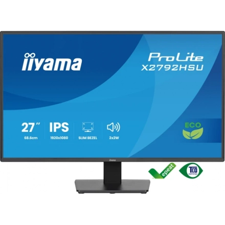 Monitor 27" Iiyama X2792HSU-B1 IPS 1920x1080/140Hz/3ms/HDMI/DP