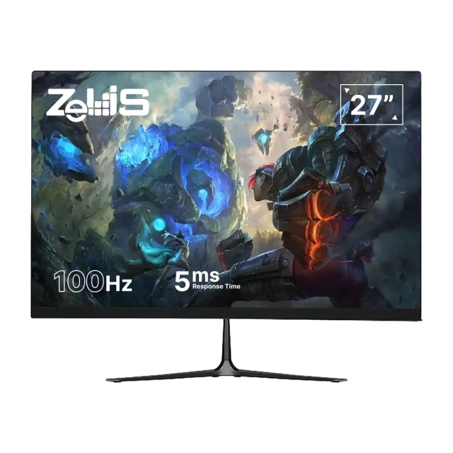 Monitor 27 Zeus ZUS2700IPS 1920x1080/Full HD/IPS/100Hz/HDMI/VGA/Frameless