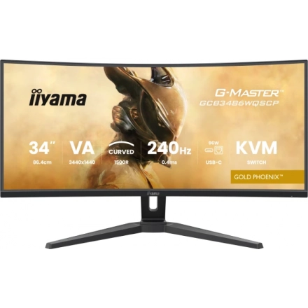 Monitor 34" Iiyama GCB3486WQSCP-B1 VA 3440 x 1440/240Hz/0.4ms/HDMI/DP/USB/zvucni