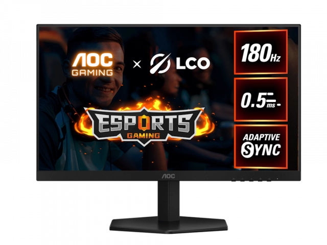 Monitor AOC 24G42E 24"/IPS/1920x1080/180Hz/1ms GtG/HDMI,DP/adaptive sync/crna