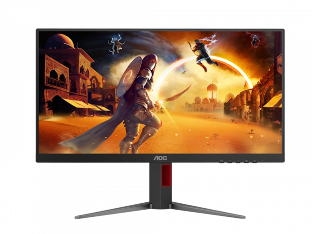 Monitor AOC 24G4HA 23,8"/IPS/1920x1080/200Hz/0,5ms MPRT/HDMIx2,DP/Gsync/zvucnici/crna
