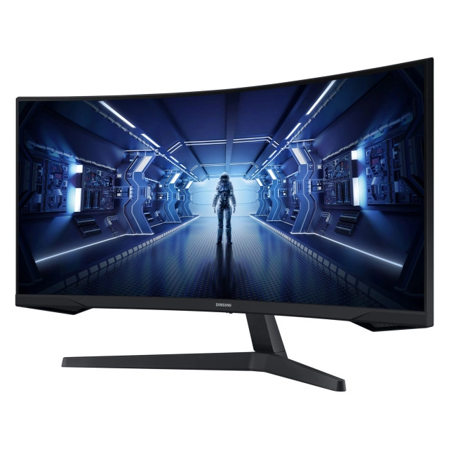 Monitor SAMSUNG LC34G55TWWPXEN 34"/VA,zakrivljen/3440x1440/165Hz/1ms MPRT/DP,HDMI/Freesync/crna