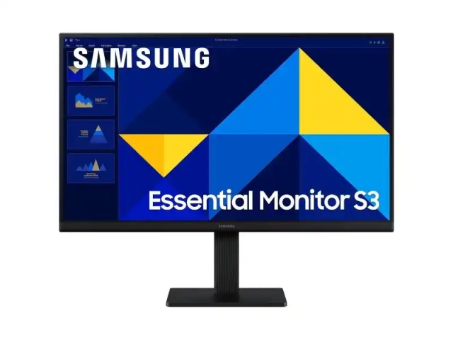 Monitor SAMSUNG LS24D300GAUXEN 24"/IPS/1920x1080/100Hz/5ms GtG/VGA,HDMI/VESA/crna