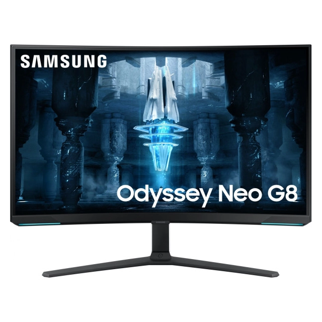 Monitor SAMSUNG LS32BG850NPXEN 31,5"/VA,zakrivljen/3840x2160/240Hz/1ms GtG/HDMIx2,DP,USB/pivot/crna