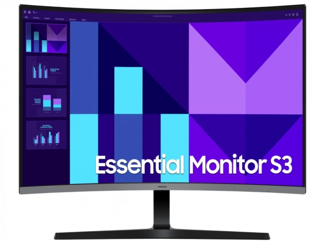 Monitor SAMSUNG LS32D396GAUXEN 32"/VA,zakrivljen/1920x1080/100Hz/4ms GtG/HDMI,VGA/VESA/zvucnici/crna