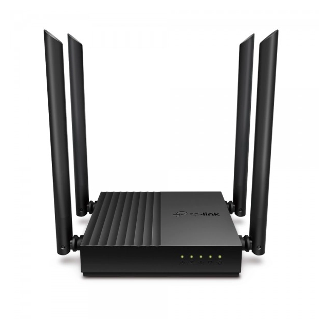 Mreža ruter TP-LINK ARCHER C64Wi-Fi/AC1200/867Mbps/400Mbps/1xWAN 4xLAN/4 antene