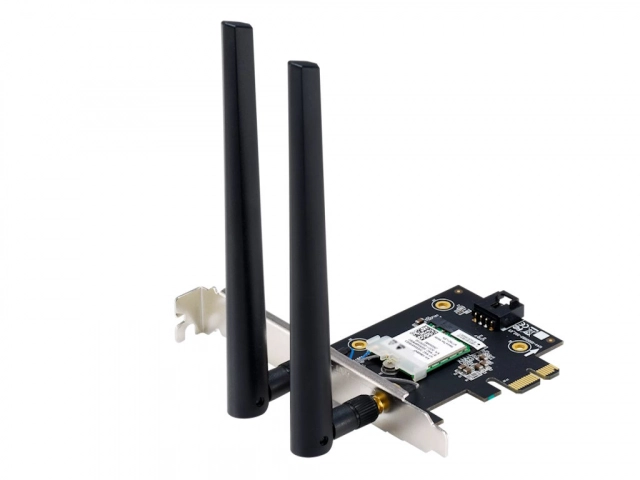 Mrežna kartica ASUS PCE-BE6500 WiFi 7/PCI-E /6GHz band, 4096-QAM/BT5.4, WPA3/2 antene