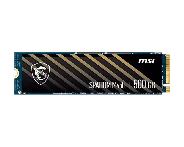 MSI SPATIUM M452 500GB  PCIe 4.0 NVMe M.2 SSD 