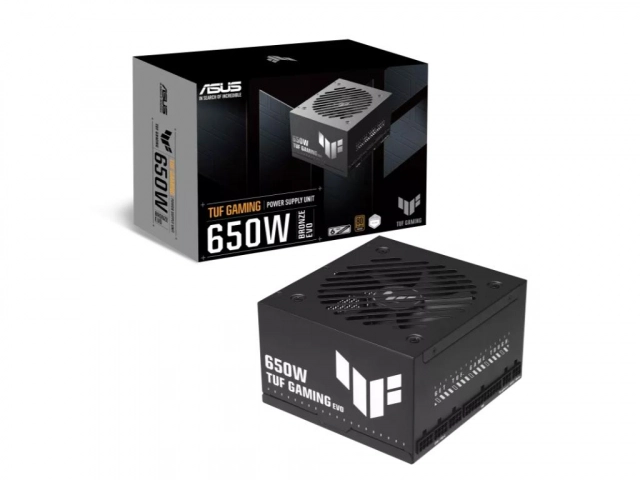 Napajanje ASUS TUF-GAMING-650B-EVO 650W/ATX12V/80Plus Bronze/modularno/crna