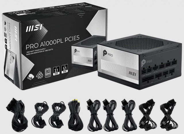 NAPAJANJE MSI MAG PRO A1000PL PCIE5