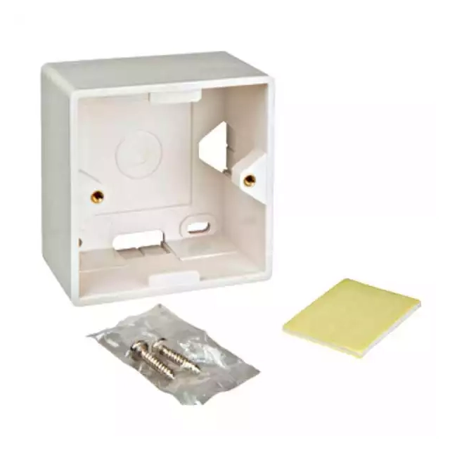 Nazidna kutija za utičnice 80x80x42 Toolless Line Schrack HSEAP842WF