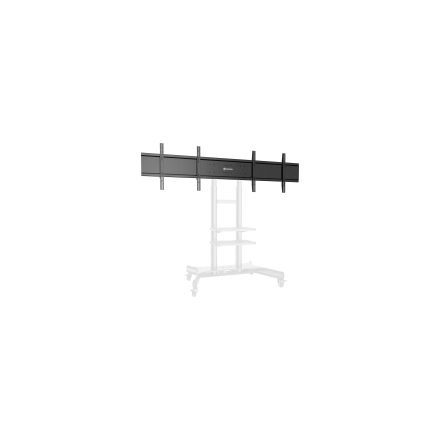 ONKRON Dual Screen VESA Panel Accessory for TS1881 Mobile TV Stand up to 90.9 kg, Black