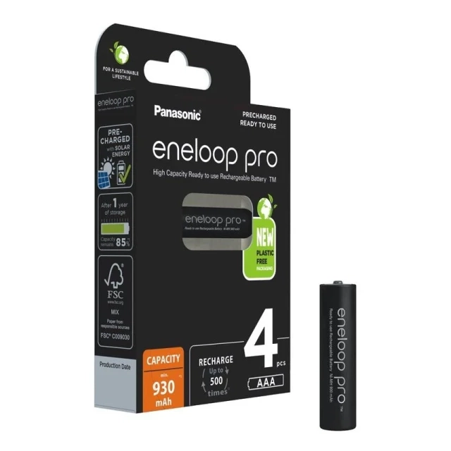 PANASONIC eneloop pro AAA/4B 930mAh punjive baterije