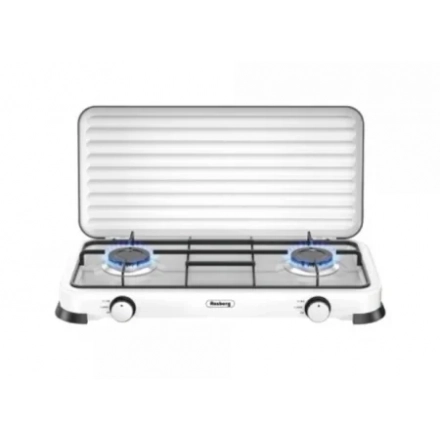 Plinski rešo sa dva gorionika i poklopcem Rosberg R51454D2 beli