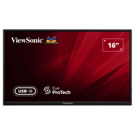 Portabl  monitor 16 ViewSonic VA1650 1920x1080/Full HD/IPS/60Hz/USB-C/HDMI/Audio/Zvučnici