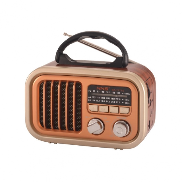 Prenosni retro Bluetooth radio 7771BT NS-7771BT