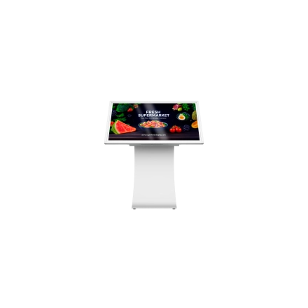 Prestigio Solutions IDS Indoor Totem Tilted 43 inches, 4K (3840x2160), Android 11: RK3399B/4GB/64GB, IR10TP, Power Plug EU.