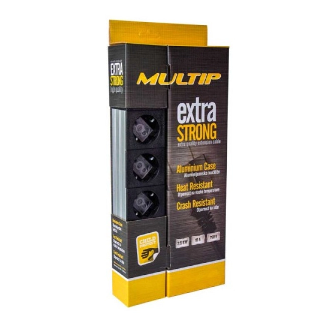 Produžni kabl Multip 1001244 sa 7 utičnica/prekidač/5m
