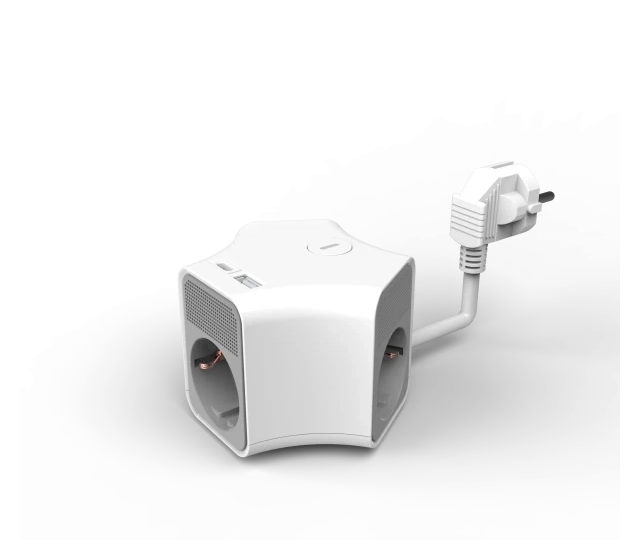 Produžni kabl sa prenaponskom zaštitom sa 3 utičnice MAX MPS-03UG-3M/3m/USB portovi(USB A + USB C )
