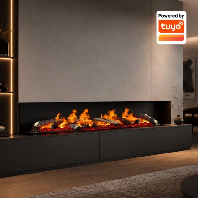 PROSTO smart ugradni dekorativni kamin sa efektom plamena na vodenu paru 800mm DK-L080MC/T