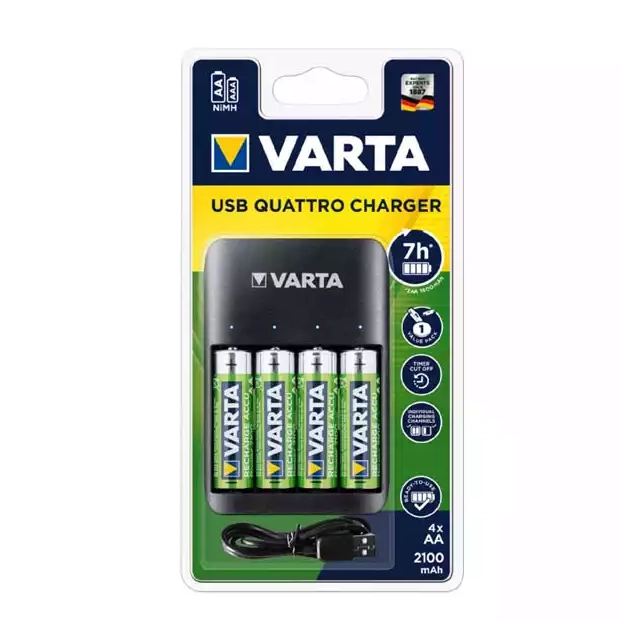 Punjač Ni-MH akumulatora + 4 AA 2100 mAh VAR-57652+