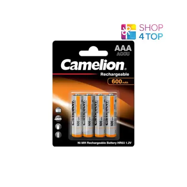 Punjiva baterija AAA Camelion 600 mAh NiMh 4/1