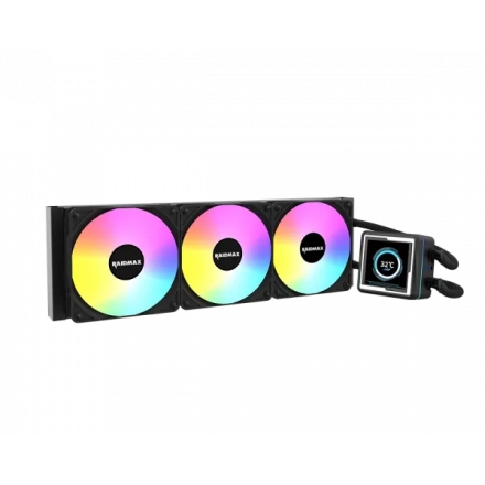 RAIDMAX LM360 ARGB CPU LIQUID COOLER WITH ANIMATION DISPLAY - Vodeno hlađenje crno (LM360BK) F 