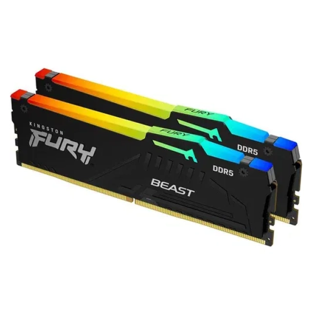 RAM DDR5 16GB (2x8GB) 6000MHz Kingston Fury Beast RGB KF560C36BBEAK2-16
