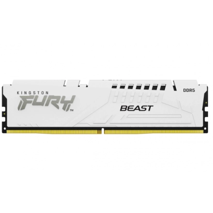RAM DDR5 Kingston 16GB 5200MHz Fury Beast White KF552C40BW-16