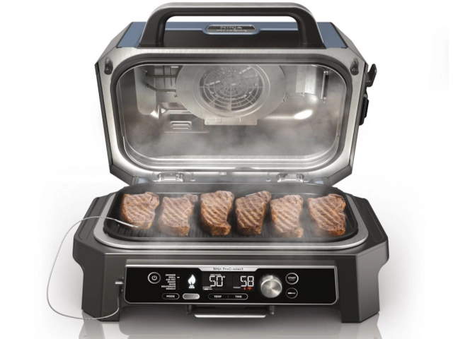 Roštilj NINJA OG901EU Woodfire PRO Connect XL/1700W/plava-crna