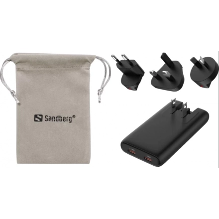 Sandberg 441-77 4in1 TravelCharger 65W Black