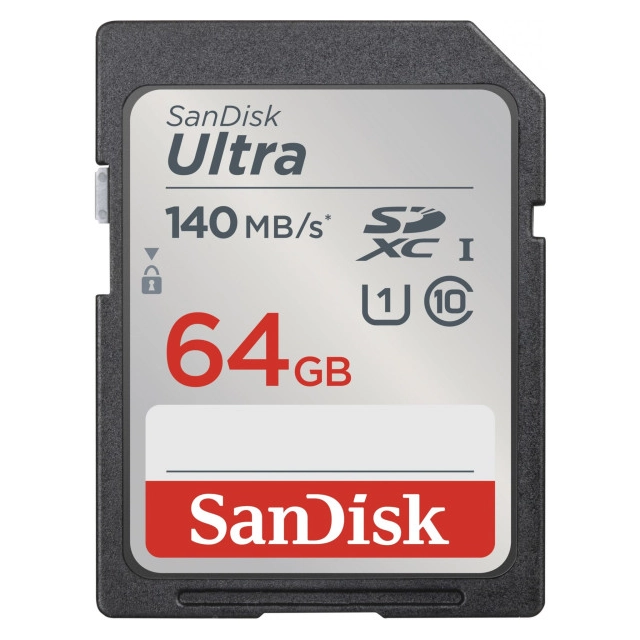 SDXC SanDisk 64GB Ultra, SDSDUNB-064G-GN6IN