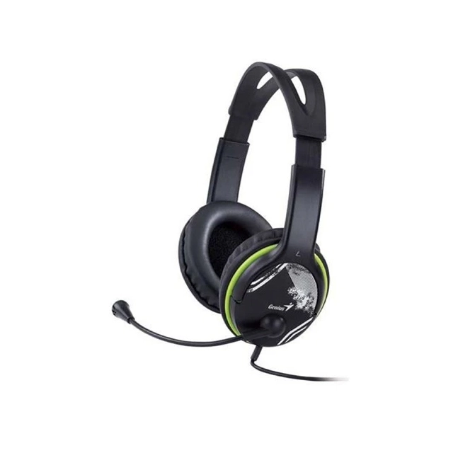 Slušalice sa mikrofonom Genius HS-400A + Single jack zelene