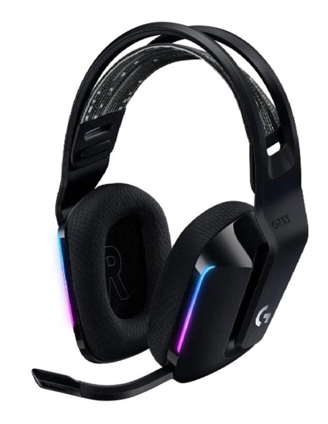 Slušalice sa mikrofonom Logitech G733 Lightspeed RGB 981-000864 crne