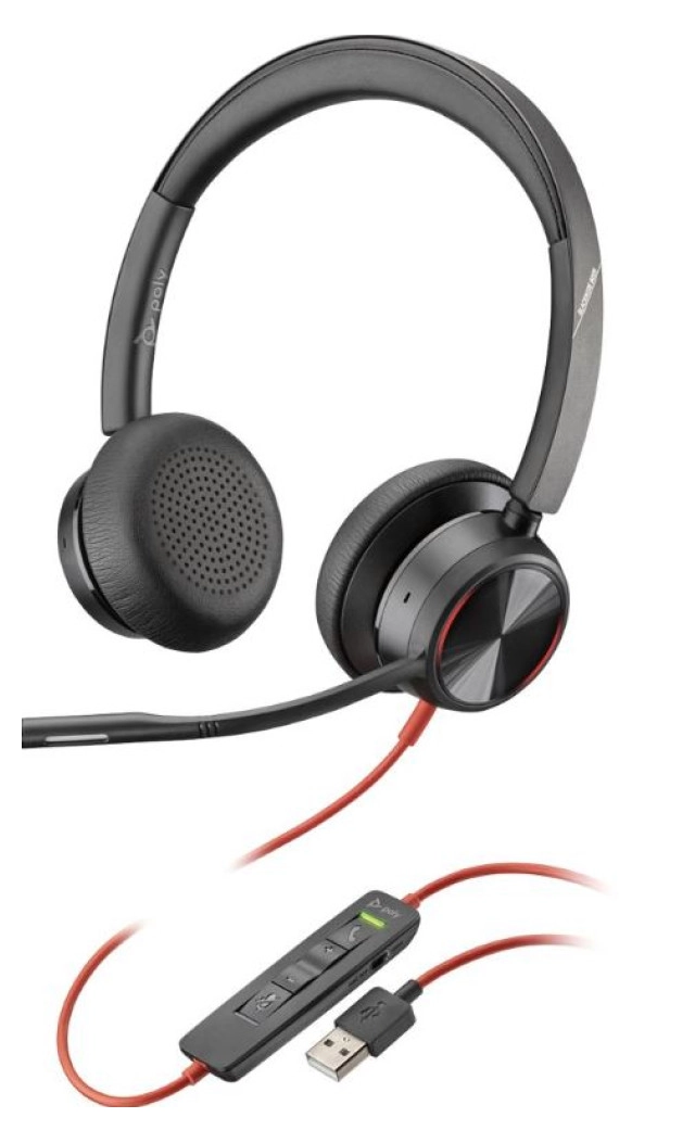 Slušalice sa mikrofonom Plantronics 8225 BW8225-M USB-A