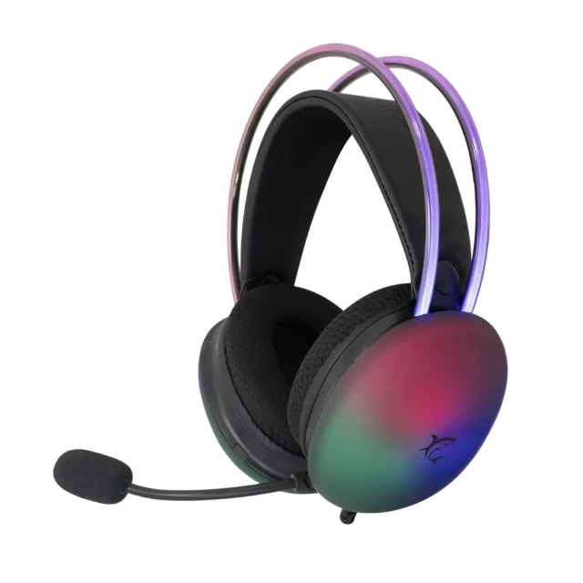 Slušalice sa mikrofonom White Shark FIREFLY 50mm/Multiplatform/RGB/Crna