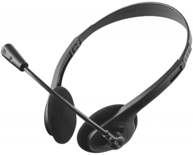 Slušalice TRUST Primo Chat Headset žicne/3,5mm+2x3,5mm/crna