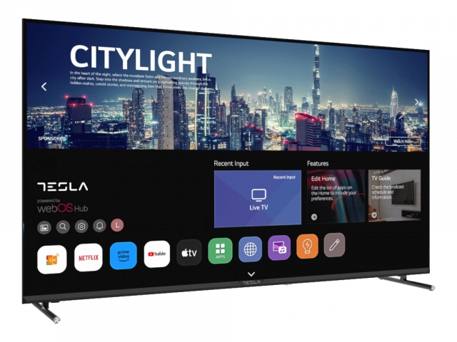 SMART LED TV 50 Tesla 50E645BUW 3840x2160/UHD/4K/DVB-T2/S2/C/Frameless/WebOS
