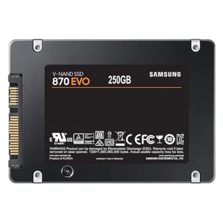 SSD 2.5" SATA Samsung 870 EVO 250GB, 560/530MBs MZ-77E250BW