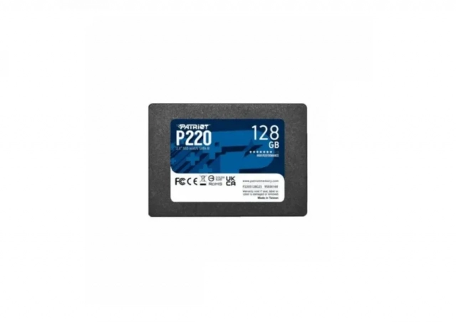 SSD 2.5 SATA3 128GB Patriot P220 550MBs/480MBs P220S128G25