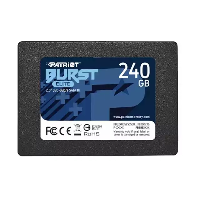 SSD 2.5 SATA3 6Gb/s 240GB Patriot Burst Elite 450MBs/320MBs PBE240GS25SSDR
