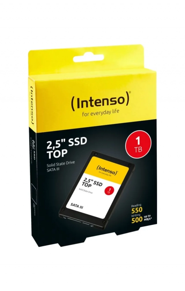 SSD 2.5inc 1TB Intenso Top Performance Read 550Mbs Write 500Mbs 3812460