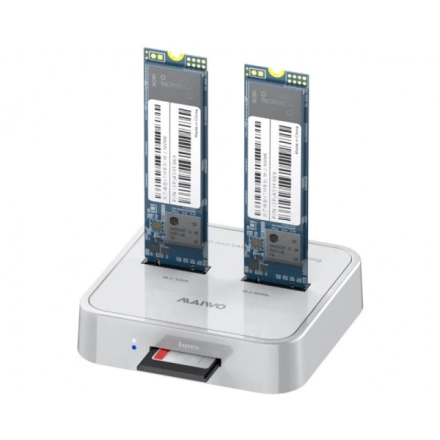 SSD docking station MAIWO K3016SD USB-C - 2 x M.2/NvMe/CR