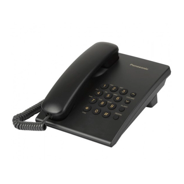 Stoni telefon Panasonic KX-TS500FXB Crni