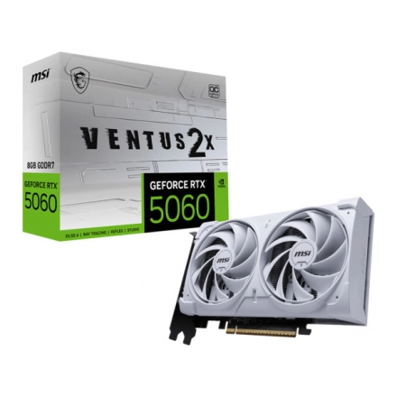 SVGA MSI RTX 5060 8GB Ventus White 2X OC GDDR7