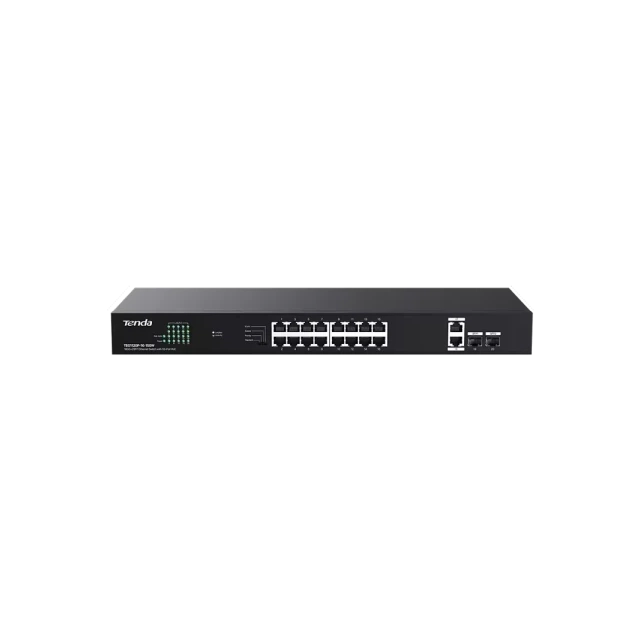 Svič 10/100/1000 18-port + 2SFP Tenda TEG1120P-16-150W/16-Port PoE