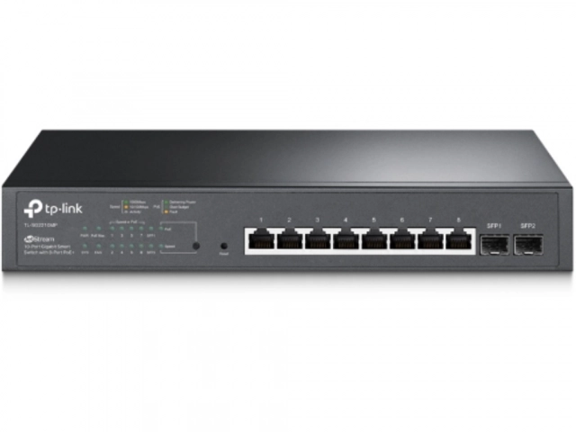 Switch TP-Link TL-SG2210MP gigabit/10xRJ45/8xPOE/2xSFP/Rackmount/metalno kucište