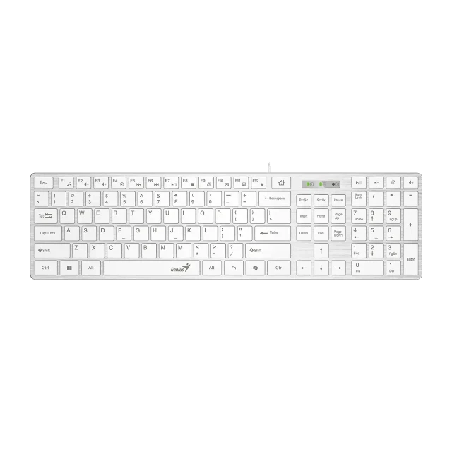 Tastatura Genius SlimStar 126 USB US bela